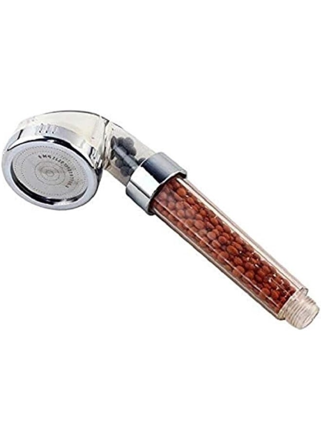 Generic Spa Shower Head with filter High Pressure Turbocharged Water Saving Ionic Handheld Filtration  - Image 1