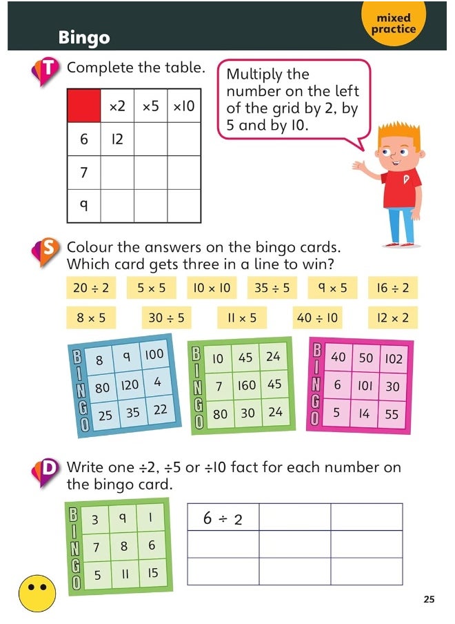 null - Pinpoint Maths Times Tables Detectives Year 2: Practice Book - Image 1