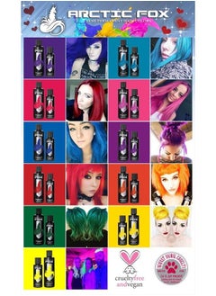 ARCTIC FOX Vegan and Cruelty-Free Semi-Permanent Hair Color Dye (4 Fl Oz, TRANSYLVANIA)  - Image 2