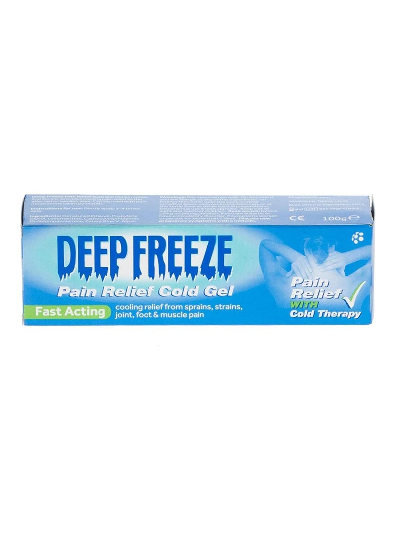 Deep Freeze Pain Relief Cold Gel 100 G