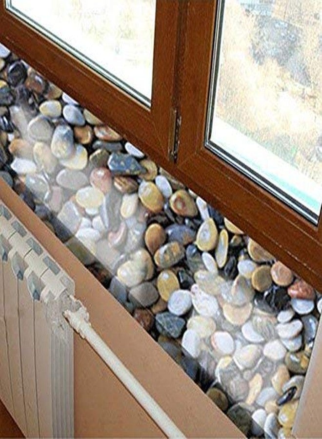 UPREDO 3D Cobblestone Adhesive Paper Vinyl Wrap Film Kitchen Countertop Peel Stick Wallpaper 15.8inch x79inch - Image 3