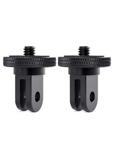 XICEN Camera Tripod Mount for Gopro Adapter, 2Pcs 1/4-20 Screw Conversion Adapter for GoPro Hero10, Insta360 ONE X3, X2, Go 2, Xiaomi Yi and Other Action Cameras  - Image 1