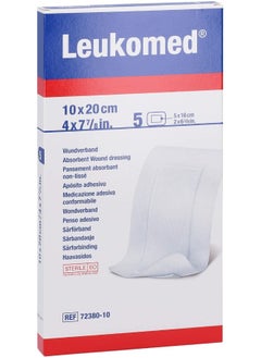 BSN Medical BSN Medical Leukomed Non-Woven Sterile Adhesive Wound Dressing with Pad, 10 cm x 20 cm Size  - Image 3