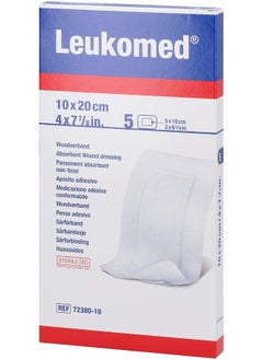 BSN Medical BSN Medical Leukomed Non-Woven Sterile Adhesive Wound Dressing with Pad, 10 cm x 20 cm Size  - Image 2