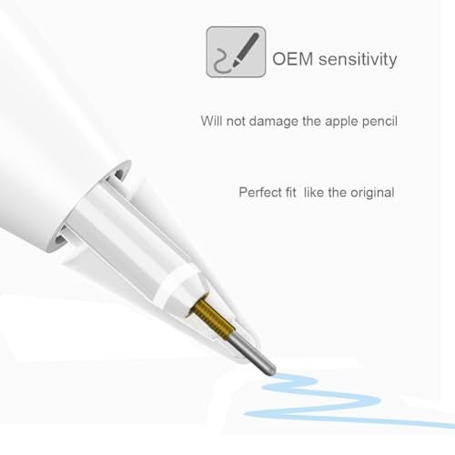 SIXFU Upgraded Replacement Tips for Apple Pencil, Mix Metal Tips for Apple Pencil 2nd Generation/ 1st Gen/USB C/Pencil Pro Tips(4 Pack) - Image 5