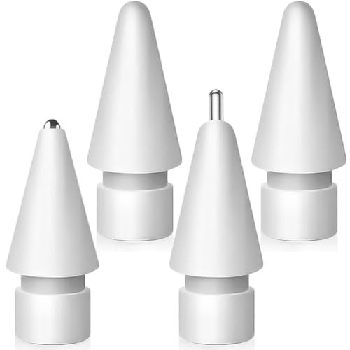 SIXFU Upgraded Replacement Tips for Apple Pencil, Mix Metal Tips for Apple Pencil 2nd Generation/ 1st Gen/USB C/Pencil Pro Tips(4 Pack) - Image 1
