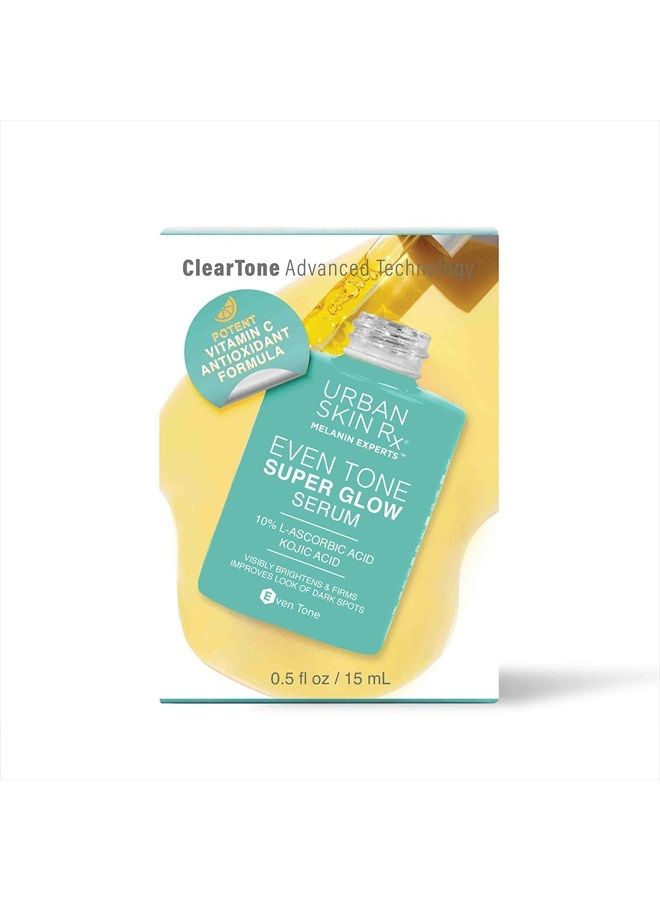 Urban Skin Rx ® Even Tone Super Glow Serum | Anti-Aging Serum Brightens, Firms, and Smoothes to Improve the Appearance of Dark Spots, Sun Damage, and Wrinkles, Formulated with Niacinamide | 0.5 Fl Oz - Image 4