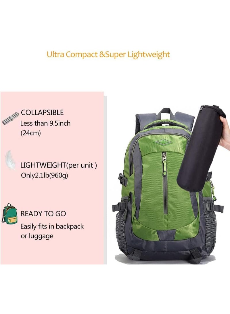 جُودِيَّة حفرة نار محمولة للتخييم، موقد نار خارجي قابل للطي مع حقيبة حمل، وعاء شواء شبكي مصنوع من الفولاذ المقاوم للصدأ مناسب للنزهات، وإشعال النار، والساحات، والفناء الخلفي، والحدائق - Image 5