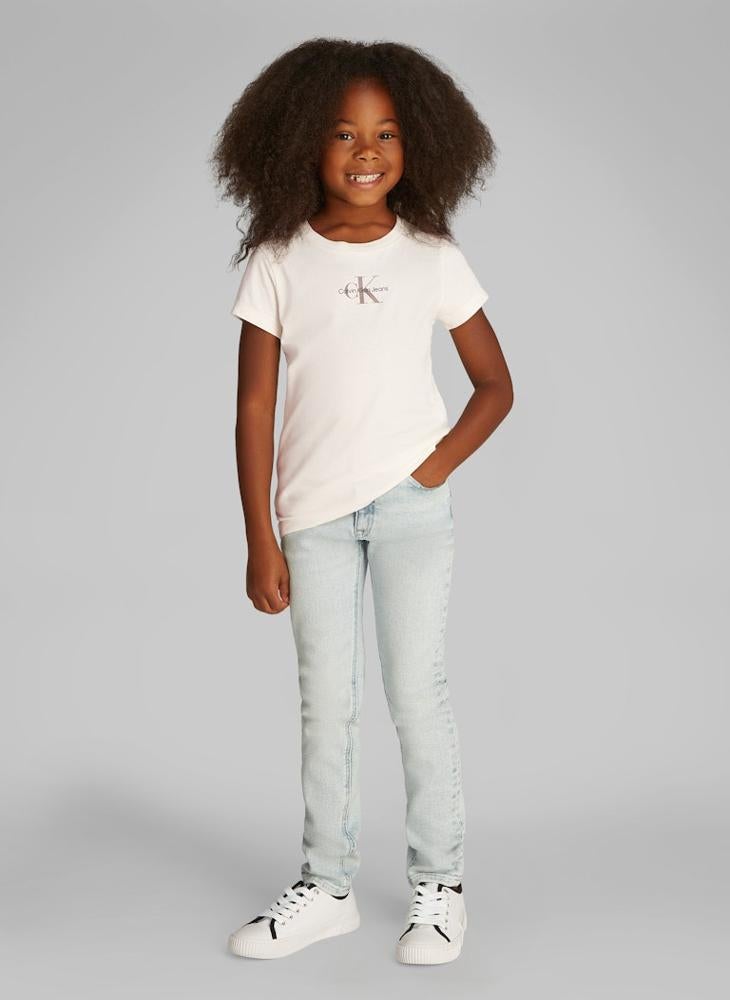 Calvin Klein Jeans Kids 2 Pack Logo Detailed Slim T-Shirt - Image 1