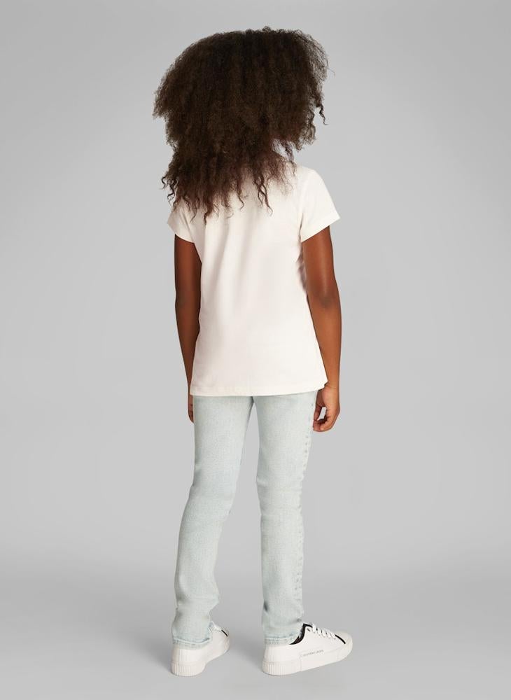 Calvin Klein Jeans Kids 2 Pack Logo Detailed Slim T-Shirt - Image 2