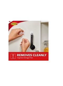 3M White 6pcs Mini Hooks With Strips  - Image 3
