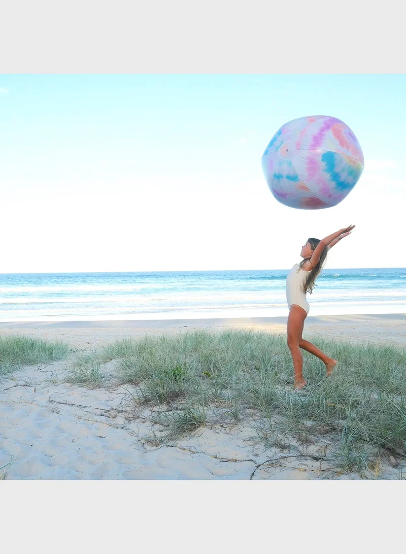 SUNNY LIFE Giant Inflatable Beach Ball Tie Dye Tie Dye
