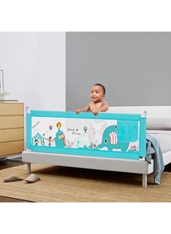 Bed Guard for Kids Playpen and Crib Rails,One Side,Size:150cm 