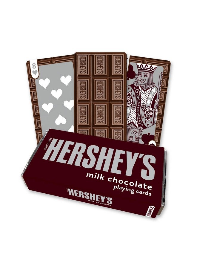 Aquarius AQUARIUS Hershey’s Chocolate Bar Premium Playing Cards - Hershey's Themed Deck of Cards for Your Favorite Card Games - Officially Licensed HERSHEY'S Merchandise & Collectibles