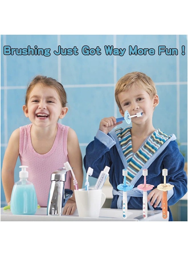 Zikra فرشاة أسنان للأطفال من قطعتين، مع شعيرات سيليكون ناعمة وحماية ضد الاختناق، من 0 إلى 12 سنة - Image 5