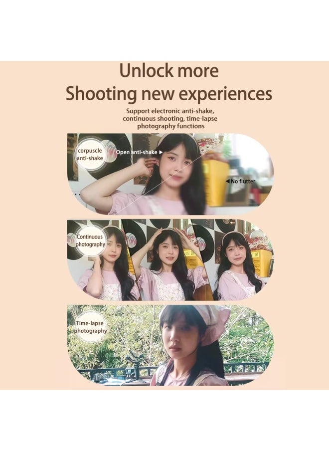 Kiboule Digital Camera 64MP Digital Video Camera 2.4 Inch Screen 18X Digital Zoom Built-in Battery with 32GB SD Card  Birthday Gift for Teens Students Friends  - Image 3