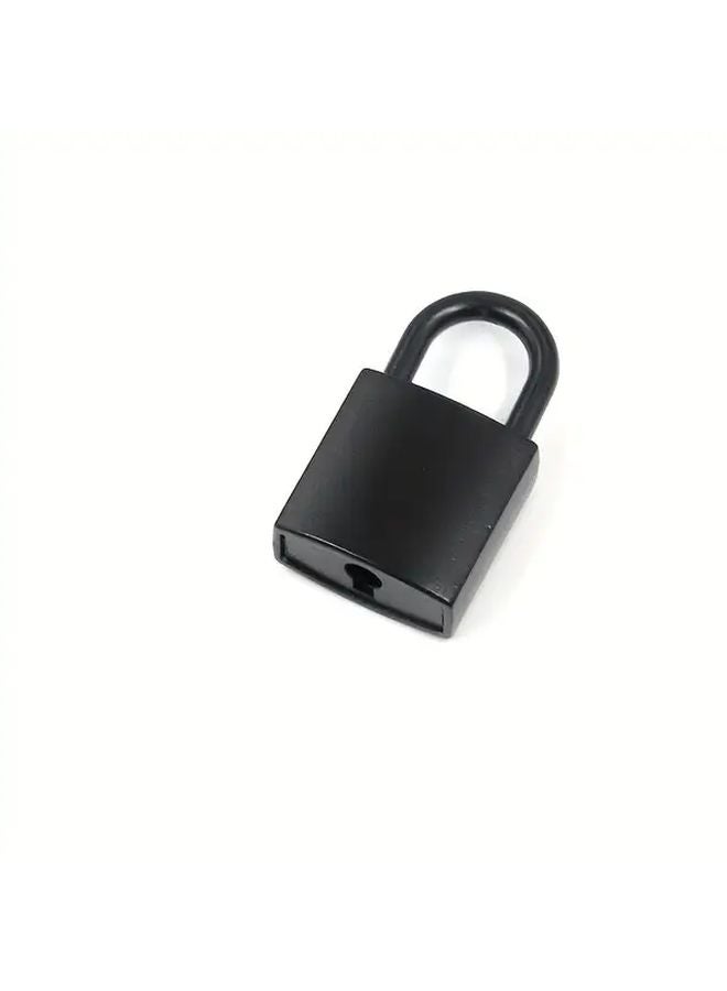 2pcs Mini Square Padlocks Metal Black Vintage Decorative Locks Jewelry Box Storage - Image 3