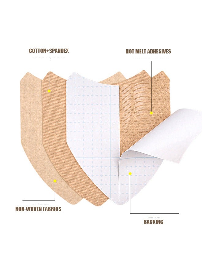 Inner Thigh Anti-Wear Patch 10 Pcs, High Elasticity Invisible Inner Thigh Anti-wear Patch, Thigh Protectors from Chafing (Skin Color) - Image 4