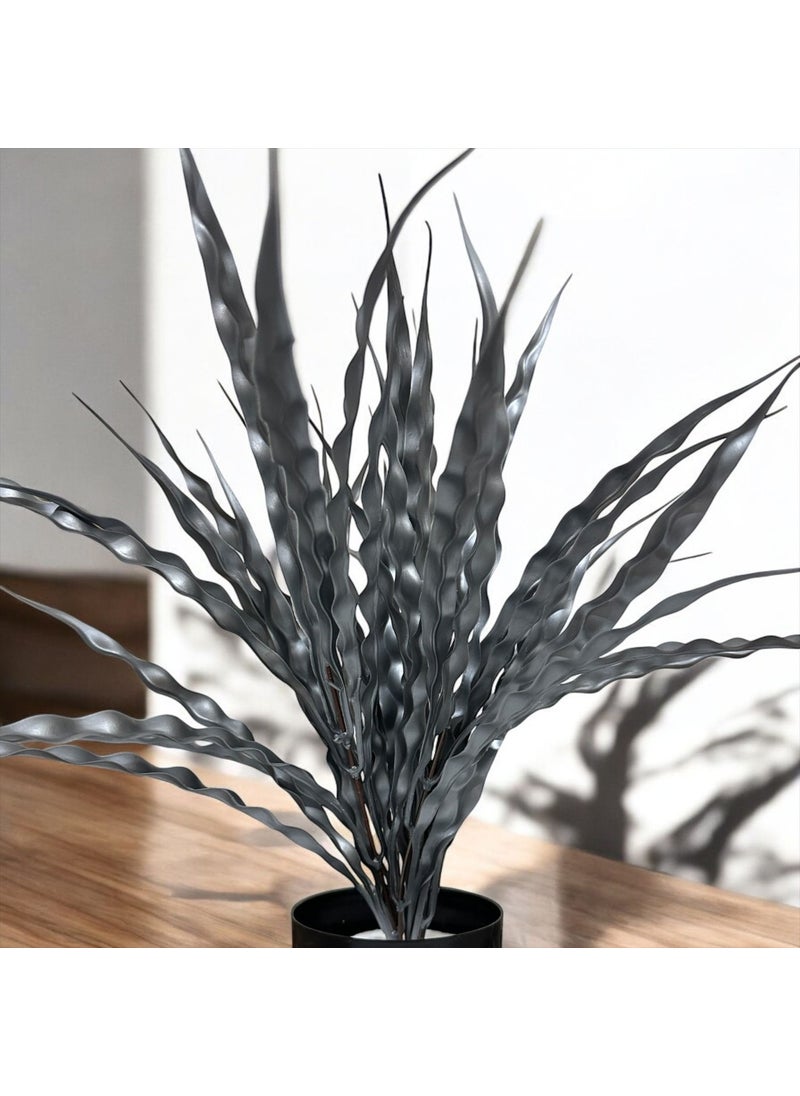 Artificial Flower Black Pot Silver Treasures Sword Tree - pzsku/Z550B6037EC80EE50DE41Z/45/_/1730722832/f8425924-62d7-4d6b-b75d-9901d7ef559e