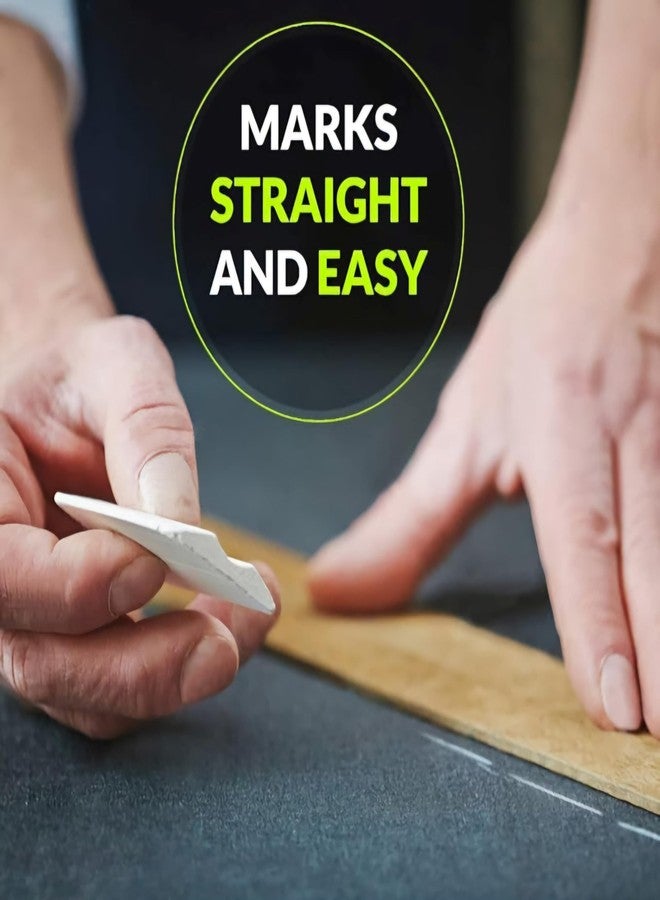 RIANZ Pack of 10 Pieces Smooth Tailor Chalk Markers Box for Perfect mark's on Fabrics. Ideal for Sewing, Boutique, Quilting, Alteration, Tailoring & Fashion Designing (Pack of 10 - Multi Color) - Image 4
