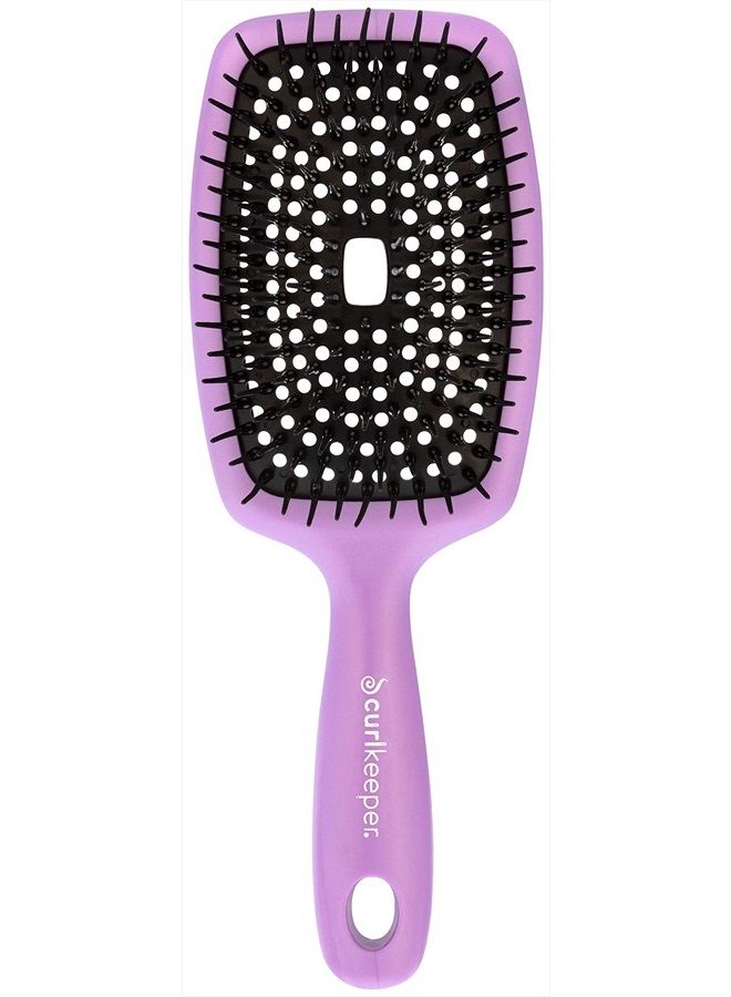 Curl Keeper فرشاة شعر مرنة (بنفسجي) - Image 1
