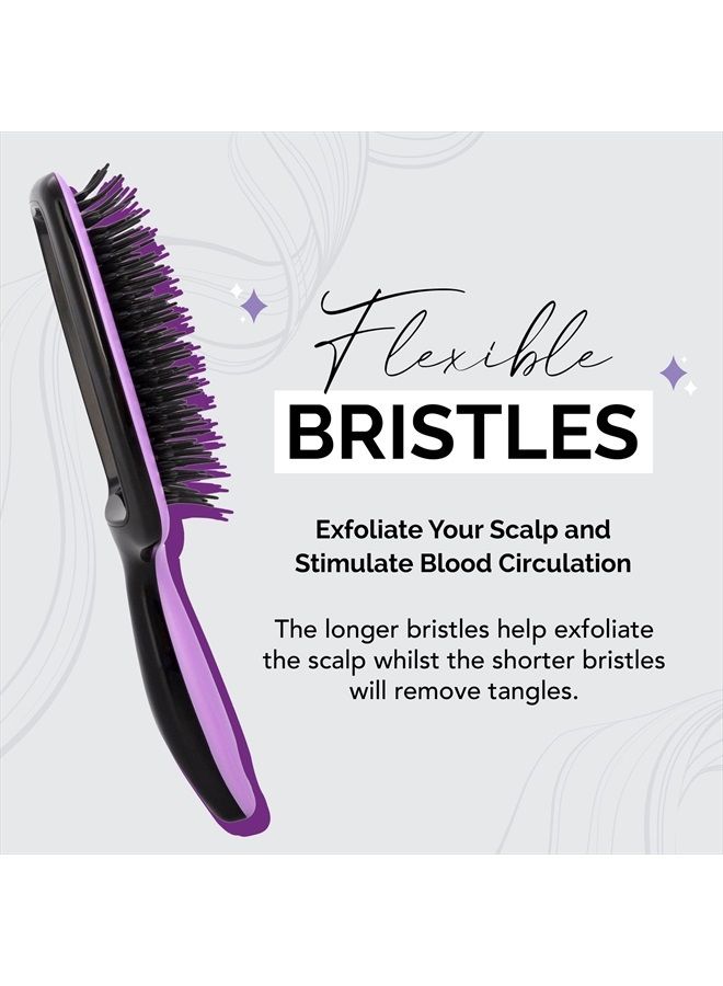 Curl Keeper فرشاة شعر مرنة (بنفسجي) - Image 5