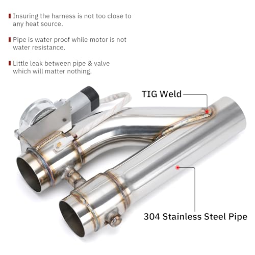PQY Universal 2.5 Inch Stainless Steel Exhaust Pipe Kit - Image 2