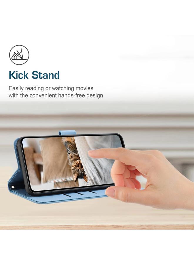 S-TOP Case For OPPO Reno11 Pro Global Embossed Kitten Phone Leather Case with Lanyard - Image 5