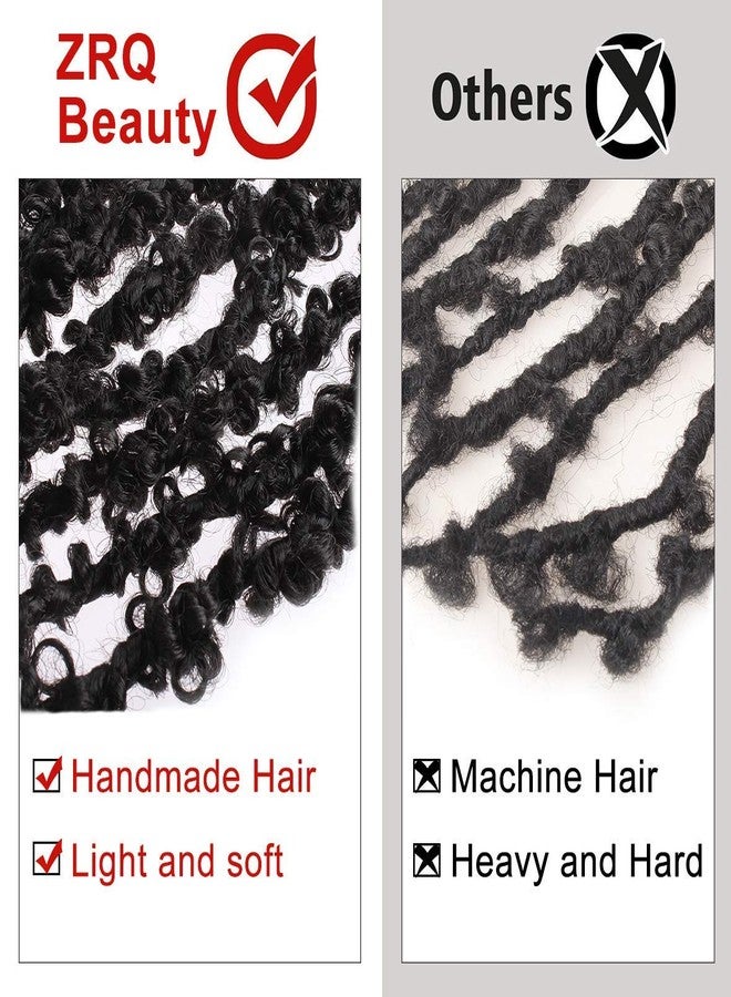 زيد ار كيو شعر كروشيه ZRQ Butterfly Locs بطول 36 بوصة، 6 عبوات، ضفائر كروشيه طويلة على شكل فراشة، وصلات شعر طبيعية للغاية للنساء ذوات البشرة السمراء (36 بوصة، 1B). - Image 5