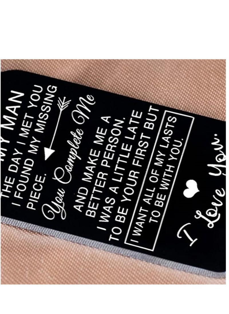 KASTWAVE - Keychain for Boyfriend To My Man Keychain Keyring for Him Men Boyfriend Husband Jewelry Small Present - Image 1