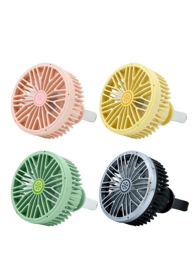 Generic - Mini car fan with USB slot clip mount - Image 1