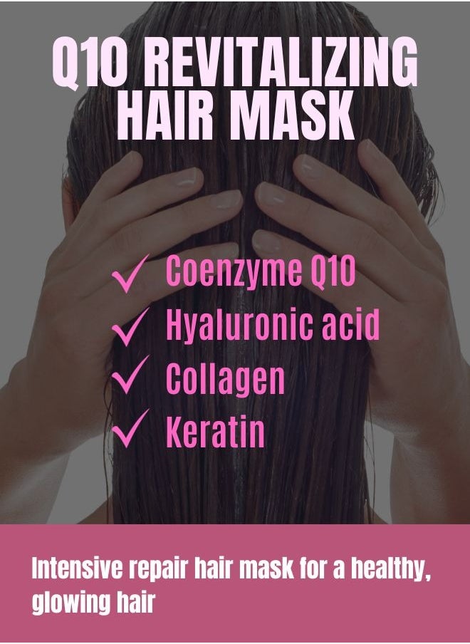 DHC - Q10 Revitalizing Hair Care Deep Repair Mask 180g - Image 1