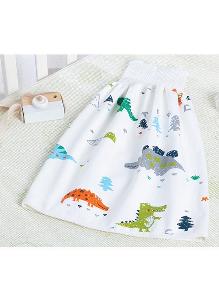 Generic Waterproof Cotton Training Pants Cloth Diaper Skirts Baby Toddler Night Time Sleeping Potty Training Random Design Multicolour 
