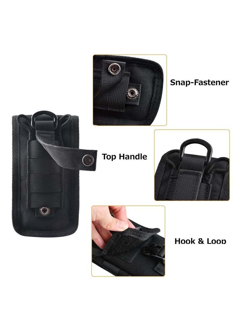 SYOSI - Tactical Molle Pouch, 2 Pcs Multipurpose Tactical Mobile Phone Belt Holster Smartphone Holder Utility EDC Waist Pack Gadget Tool Organizer IFAK Bag - Image 1