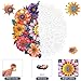 Mys Aurora Puzzles for Adults Round Flower Wooden Puzzles 200 Pieces Unique Shaped Jigsaw Puzzles Birthday for Adults and Kids Fun Family Game 108 x 112 Medium Size - Image 4