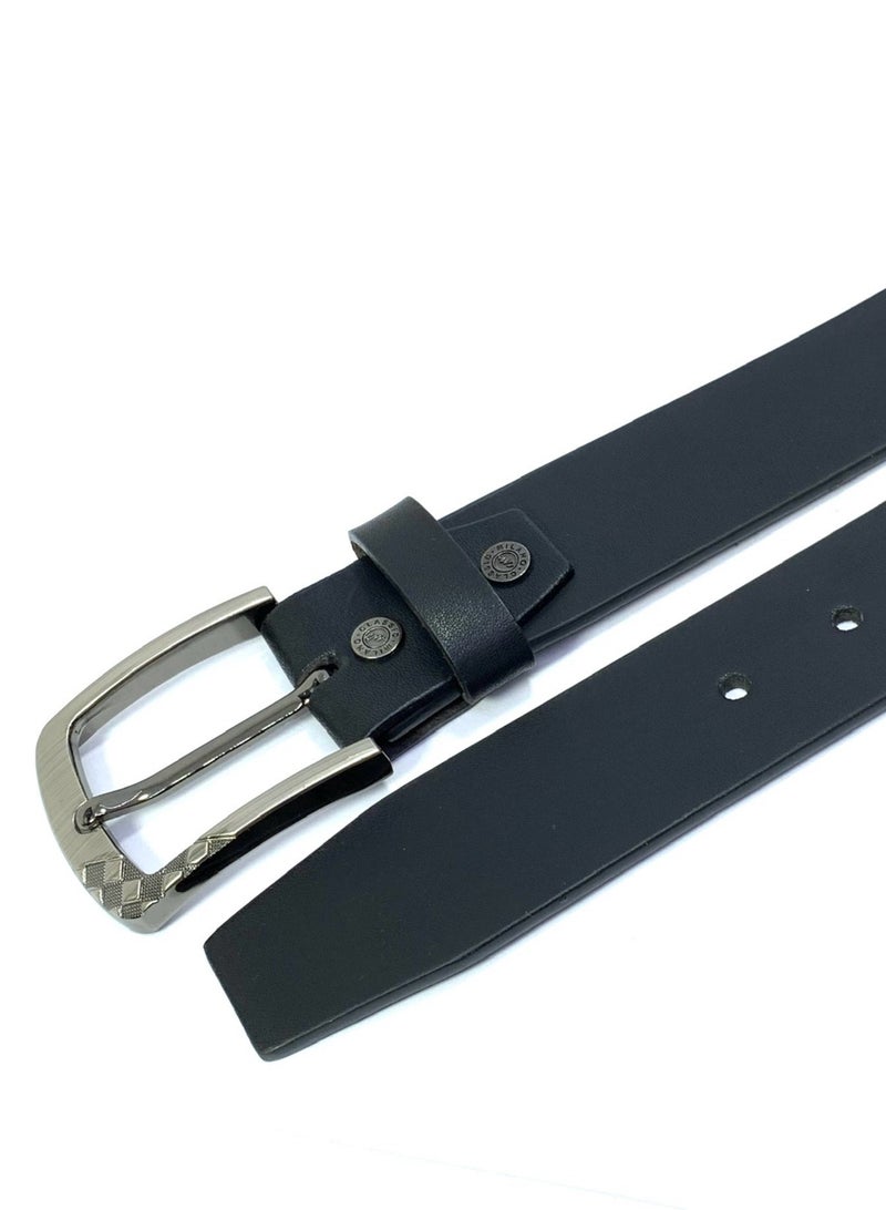 كلاسيك ميلانو كلاسيكي ميلانو حزام جلد طبيعي كاجوال للرجال من ميلانو ليذر - Image 2