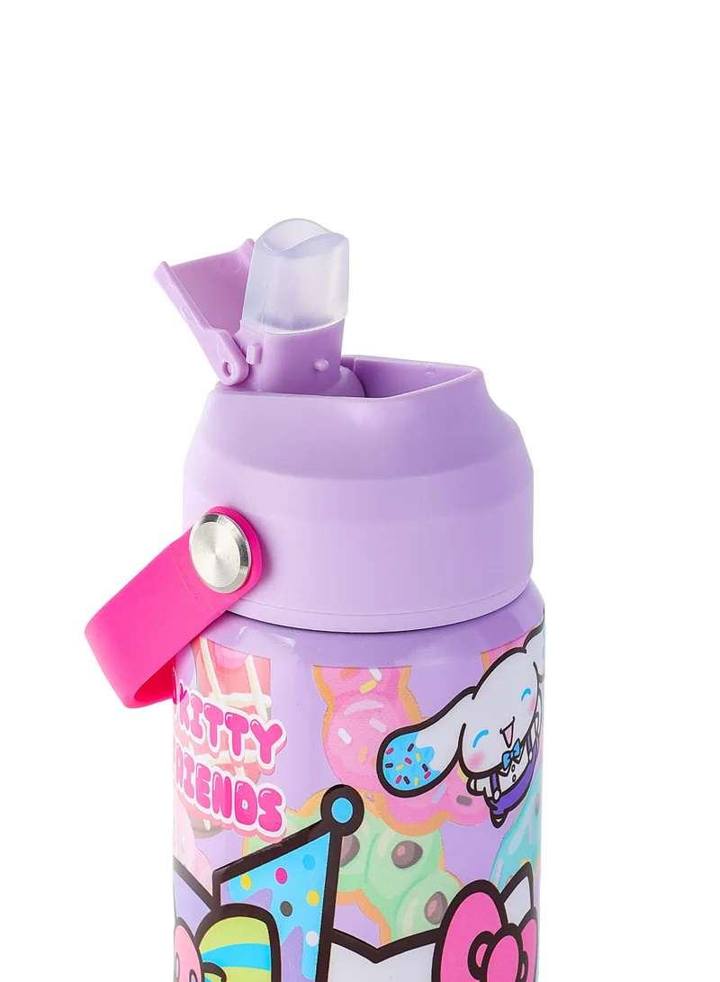Sanrio  Sanrio Hello Kitty Regular Stainless Steel Water Bottle 500ML | Kids Vacuum Insulated Drink Bottle | Hello Kitty & Friends Water Bottle for Women | Best Price UAE