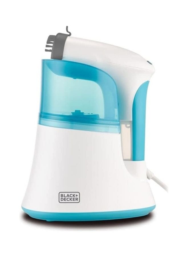 BLACK&DECKER Automatic Refill Hand Garment Steamer, 1200W, 700mL Water Tank, Lightweight & Easy to Use, Blue/White ( PGST120 ) - Image 1