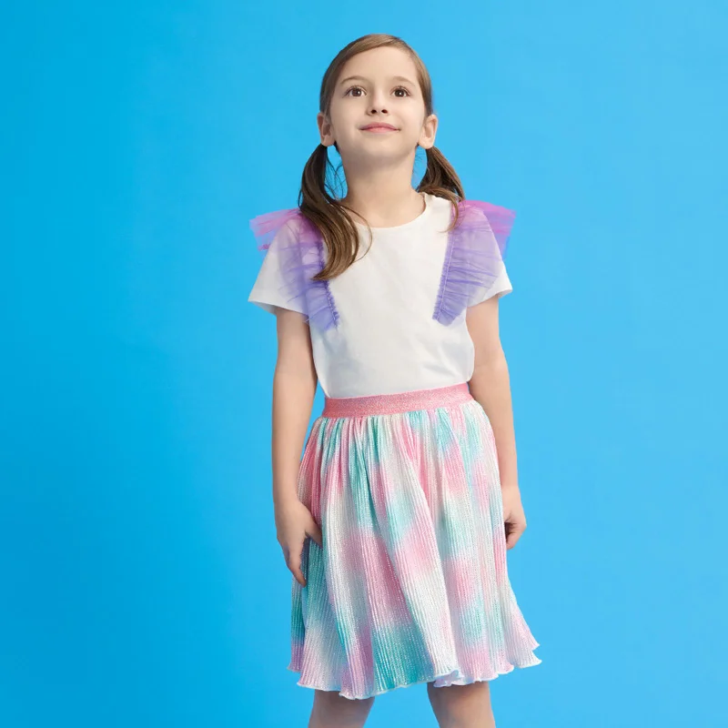 Cool Club VIOLET POLYESTER SKIRT