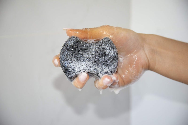 spongeables Spongables Pedi Scrub Foot Exfoliating 20+ Wash Sponge, Sweet Sangria, 1 Count - Image 2