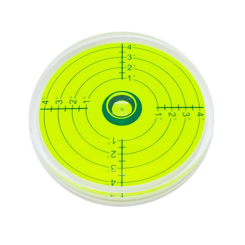 SIZIKJXGHWYI 80x12mm Large Bubble Spirit Level Degree Marked Surface Round Levels Circular Level Bubble Measuring Tools - Image 1