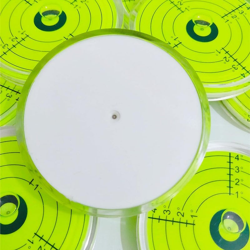 SIZIKJXGHWYI 80x12mm Large Bubble Spirit Level Degree Marked Surface Round Levels Circular Level Bubble Measuring Tools - Image 5