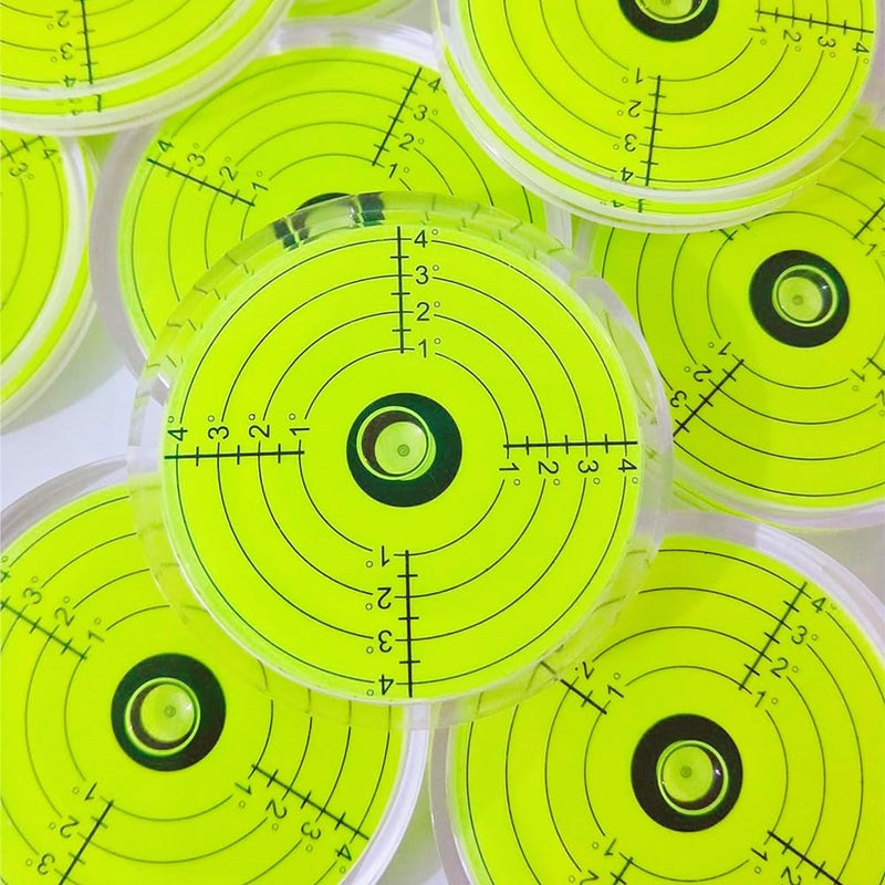 SIZIKJXGHWYI 80x12mm Large Bubble Spirit Level Degree Marked Surface Round Levels Circular Level Bubble Measuring Tools - Image 2