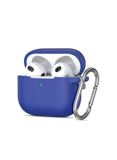 Protective Shockproof Silicone Case Cover for Apple AirPods 4 Generation Blue