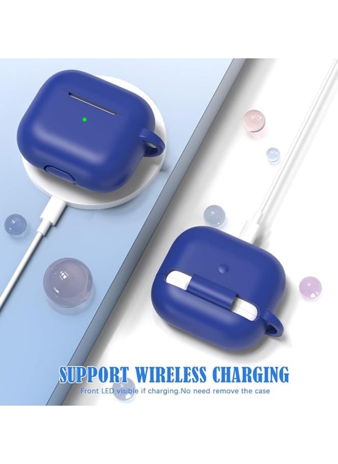 wexon - Protective Shockproof Silicone Case Cover for Apple AirPods 4 Generation Blue - Image 1