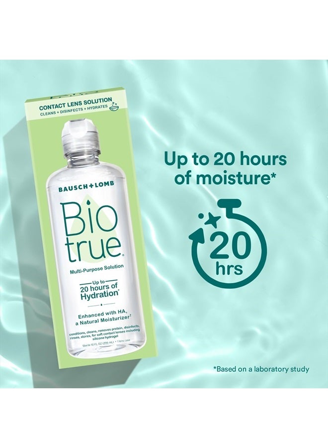 Biotrue Contact Lens Solution, Multi-Purpose Solution for Soft Contact Lenses, Lens Case Included, 2 FL OZ (Pack of 4) - Image 3
