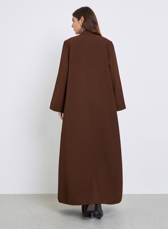 أميرة عباية طويل مفتوحة من الأمام - Image 4