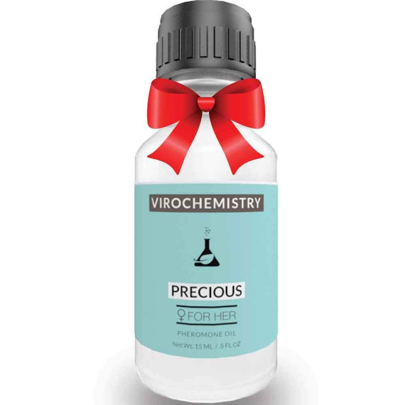 Pheromones For Women PRECIOUS  Elegant Ultra Strength Organic Fragrance Body Perfume Oil 15mL Concentrate Human Grade Pheromones to Attract Men