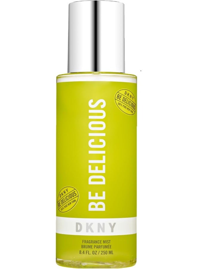 DKNY DKNY Be Delicious 100% Pure New York Fragrance Mist for Women, Fruity Floral Fragrance for Daily Use, 250 ml - Image 1
