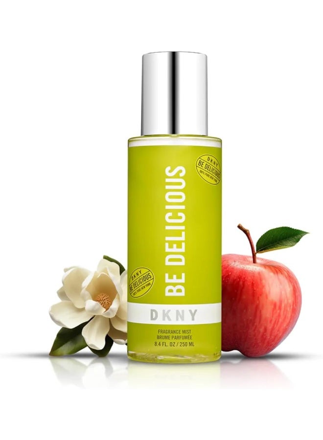 DKNY DKNY Be Delicious 100% Pure New York Fragrance Mist for Women, Fruity Floral Fragrance for Daily Use, 250 ml - Image 2